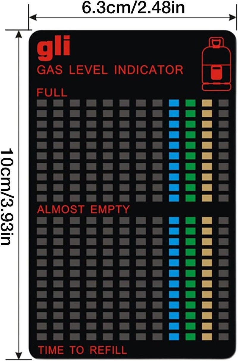 ويوبلز مؤشر مستوى البروبان، مؤشر مغناطيسي لمستوى خزان السائل، مؤشرات زجاجات قياس قابلة لإعادة الاستخدام، أداة قياس دقيقة للبروبان، قياسات متكررة، مقياس درجات الحرارة - Image 4